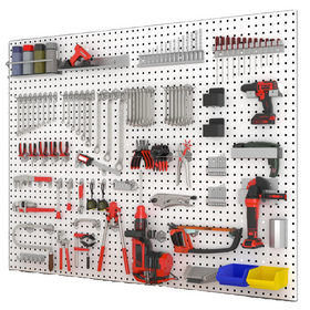 1200*500mm1.0mm Retail Store Wall Mounted Pegboard Power Tool Display Panel for Hardware Shop