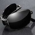 Custom Logo 2025 Fashion Portable Folding Metal Frame Photochromic Sun Glasses UV400 Foldable Polarized Sunglasses for Men