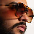 Logo Custom 2025 Fashion Men Women Big Frame Aviation Sun Glasses UV400 Leopard Shades Polarized Pilot Sunglasses for Driving