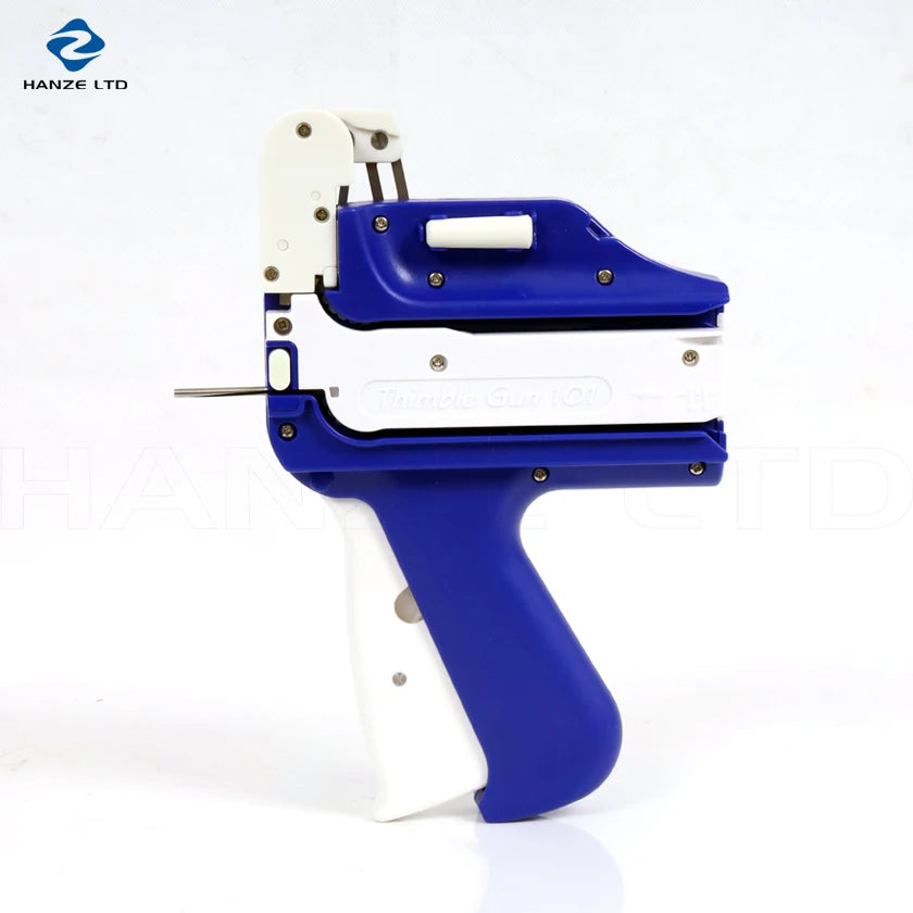 Ergonomic Handheld Loop Tag Gun Kit - Manual Label Attacher for Garments Plush Toys Accessories Loop Tag Gun