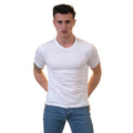 Wholesale Cheap High-quality 100% Cotton Knitted Printed Neck Quick Customization Drop Shoulder T-shirts White T-shirts Made