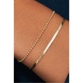 925k Silver Serpentine and Bulk Chain Bracelet From Turkey