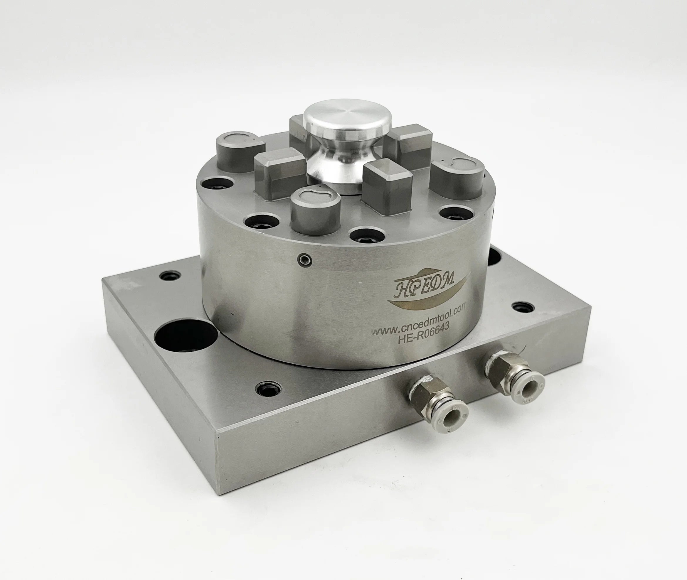 Stainless Steel System 3r Stainless Steel Pneumatic Chuck with Base Plate for Cnc Edm Machining HE-R06643