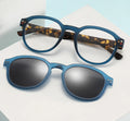 FEROCE ECO Bio TR Material Polarized Luxury Comfortable Full-Rim Unisex Clip-on Solid Round Sunglasses