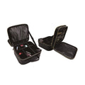 Wholesale DC Brand Double Layer PU/Polyester Zipper Waterproof Travel Organizer Bag for Makeup Jewelry Storage Custom Logo