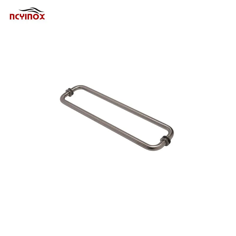 Modern Commercial 12" Back-to-Back Towel Bars Pull Handle