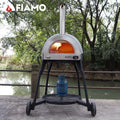 Professional Manufacture Freestanding Dome Pizza Oven Outdoor Clay Gas Pizza Oven With Electronic Thermometer