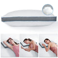 High Quality Custom Comfortable Foam Pillow Bread Shape Pillow Memory Foam Pillow for Sleeping With Removable Cover
