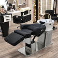 Adjustable Height Metal Shampoo Chair Hair Salon Shampoo Basin Head Spa Chair Luxury Salon Shampoo Chair