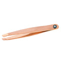 Rose Gold Mini Slant Tweezer Tweezers for Eyebrows Travel Tweezers for Eyebrows Facial Hair Ingrown Hair