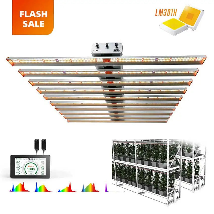 Hot Selling  Grow Kits Tent Led 90X90 Full Grow Light 1.2 M Power Controller for Grow Light Factory Supply