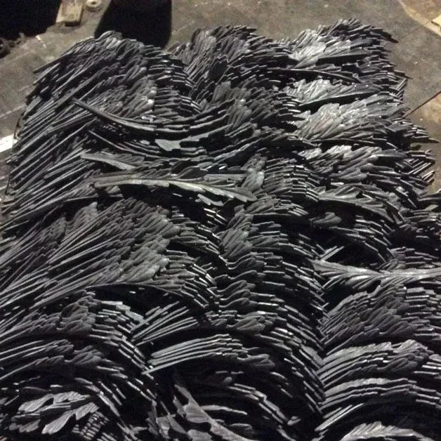 300mm Pressed Metal Leaves for Staircase Railing Handrail Balustrade Balcony Gate Fence Parts