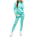 Custom Logo Tech Wear Jogging Suit Blank Cropped Hoodie Set Lounge Women Tracksuit 2 Two Piece Set for Women Jogger Sweatpants