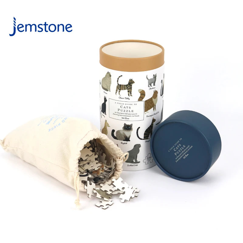 Custom Biodegradable Luxury Round Kraft Cardboard Toys Puzzles Paper Tube Clothing Cylinder Packaging with Bag