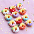 Diy Cute Accessories Matte Minnie Macaron Donut Food Flat-back Cabochon Handicraft Cream Gel Accessories