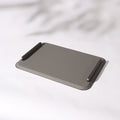 Handmade Rectangle Dinner Plate Storage Jewelry Decorative Leather Wooden Food Serving Trays for Dining Room Furniture