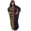 Fashion African Ankara Clothing Chiffon Customized Women Clothing Rhinestone African Long Dresses for Women