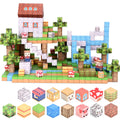 New Magnetics DIY square Cube My Worlds Children Assemble