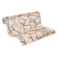 Made in Germany - Wallpaper rolls Stone Beige Grey Brown - Non Woven Vinyl - Wallpaper Stone Look for Walls - 1005 x 053 m