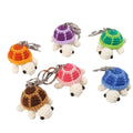 Crochet Tortoise Charm Keychain Hot Handmade Mini Cute Turtle Wool Knitted Woven Ocean Animal Doll Bag Pendant Accessories Gift