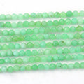 Factory Natural Faceted Bead Chrysoprase 2mm 3mm 4mm Australian Jade Cutting Beads for Necklace Jewelry Making