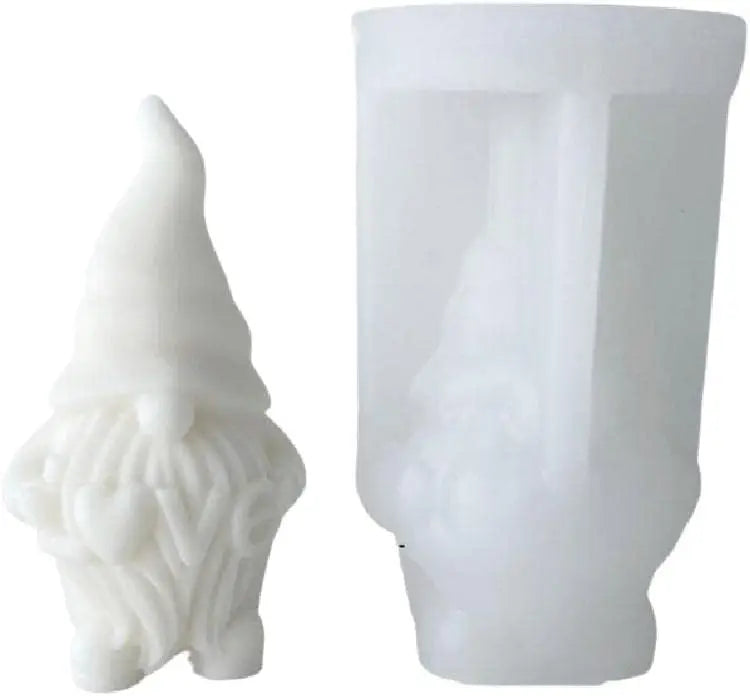 Valentines Old Man Resin Mold Silicone Mold Cute Gnome Mold for Resin Casting Home Decor Silicone Gnome