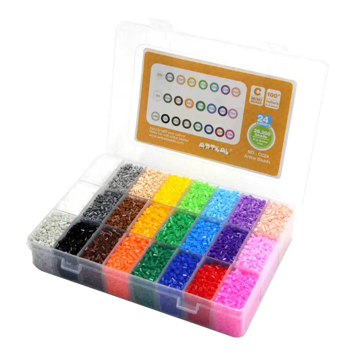 CC24 Accept OEM Ad OEM Artkal 2.6mm Fuse Beads Wholesale Manufacturer
