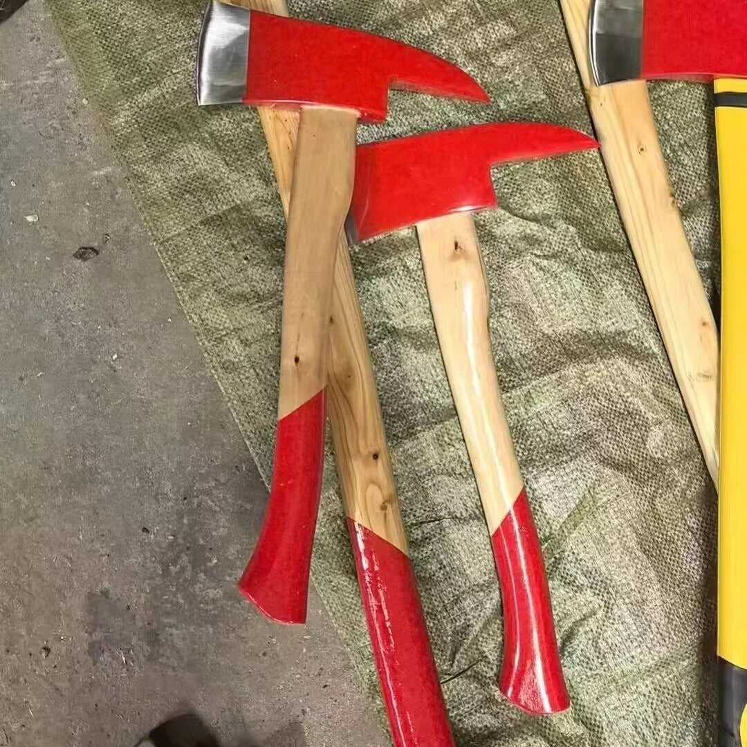 Pick Head Fire Axe Firefighter Survival Hatchet Axes Emergency Sledge Gear Tool Striking Face Glass Breaker 40CM Fire Axe
