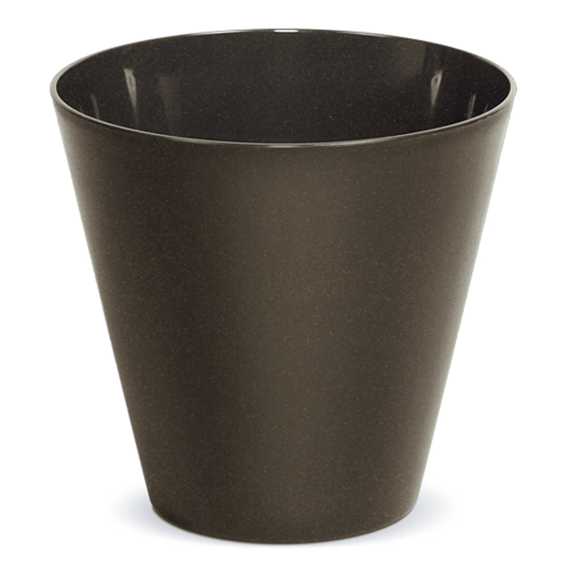 Round flower pot without reservoir 30x30x28cm capacity of 12 L.
