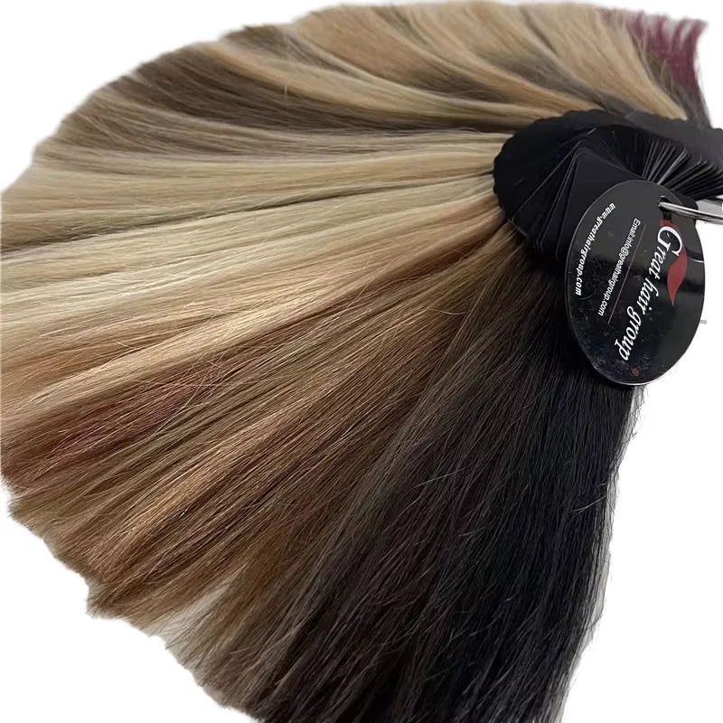 Factory Direct Supply More Than 50 Various Colors Silky Straight Wave Virgin Remy Hair Color Ring for Professional Salons