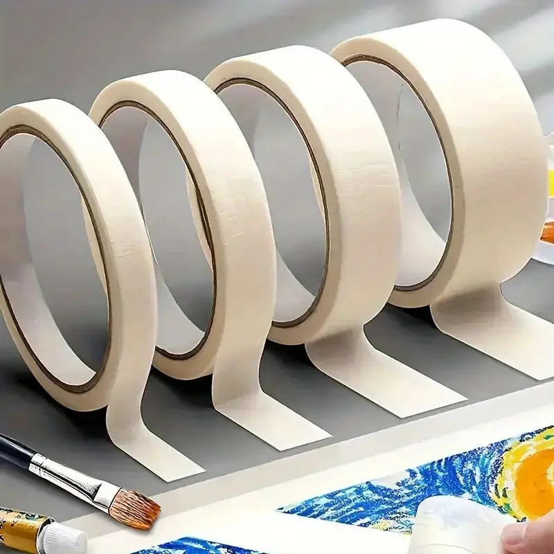 18mm*35m Masking Tape Cinta 1.5 Inch Automotive Crepe Paper  Artist Tape Masking Tape for Watercolor Drafting and Painting