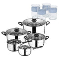 San Ignacio eight-piece cookware set + set of 4 0.5L glasses NOIA San Ignacio
