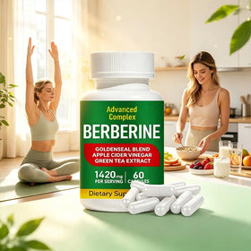 Berberine HCL Capsules with Green Tea Extract Apple Cider Vinegar Weight Management & Metabolism Support Dietary Supplement OEM
