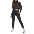 Wholesale Factory 2-Piece Men's Winter Tracksuit Jogger Set Custom OEM Full Zip Hoodie Pants Sport Wear