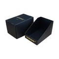 Factory Wholesale Custom Hot Stamping Logo Black Corrugated Display Paper Boxes with Lid Packaging for Gifts