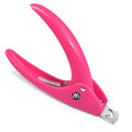 Professional Pink Acrylic Nail Clipper Stainless Steel Cutters for Salon & Home Manicure Lovers Nail Tips Cutter