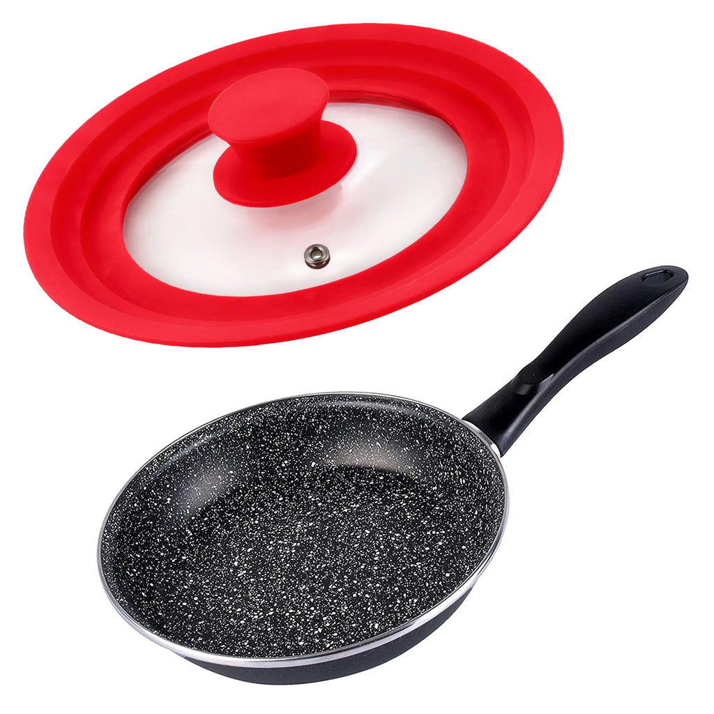 Magefesa K2 GRANSASSO frying pan 18cm vitreous enamelled steel in grey induction and dishwasher compatible comes with a