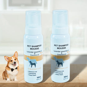 Hot Selling Plastic Crystal Eco-Friendly Dog Cat Shampoo 200ml/500ml Vitamin E Moisturizing Grooming Small Animals Bathroom Use