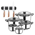 San Ignacio eight-piece cookware set + Bergner Copper 3-piece stainless steel knife set + magnetic wall mount