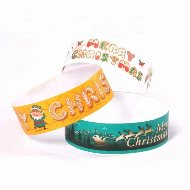 Cheap 1 Inch Tyvek Diy Theme Park Event Party Admission Wristbands Bracelets