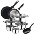 San Ignacio Set: Set of three frying pans + 8-piece cookware set