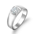 Best Moissanite Rings Mens Wedding Ring With Single Diamond Single Diamond Wedding Ring
