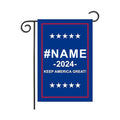 2024 Custom Double Sided Personalized Digital Printing Eco-Friendly Polyester 12x18IN Durable Aluminum Flagpole Lawn Flag Take