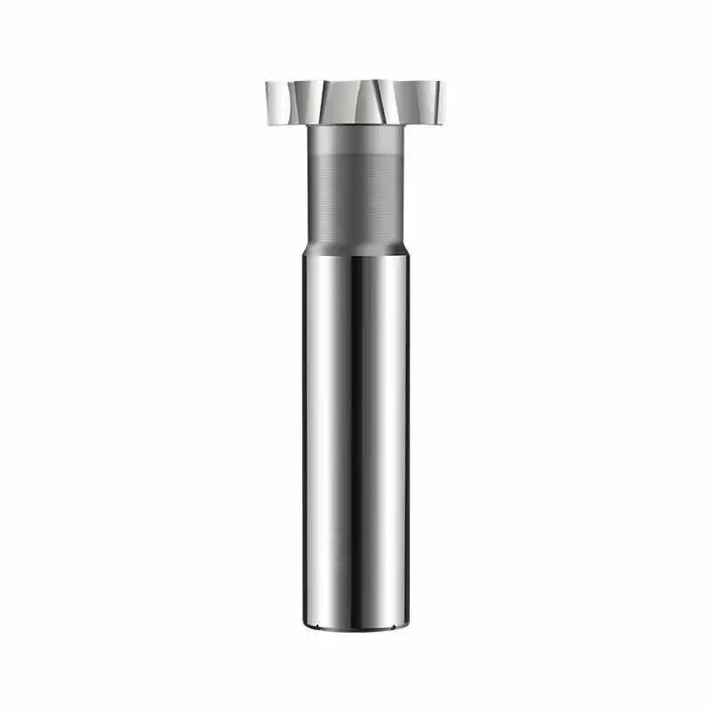 JR136  T-cutter Milling Cutter CNC Machining Slotted Straight Shank  Uncoated HSS T-type Cutter