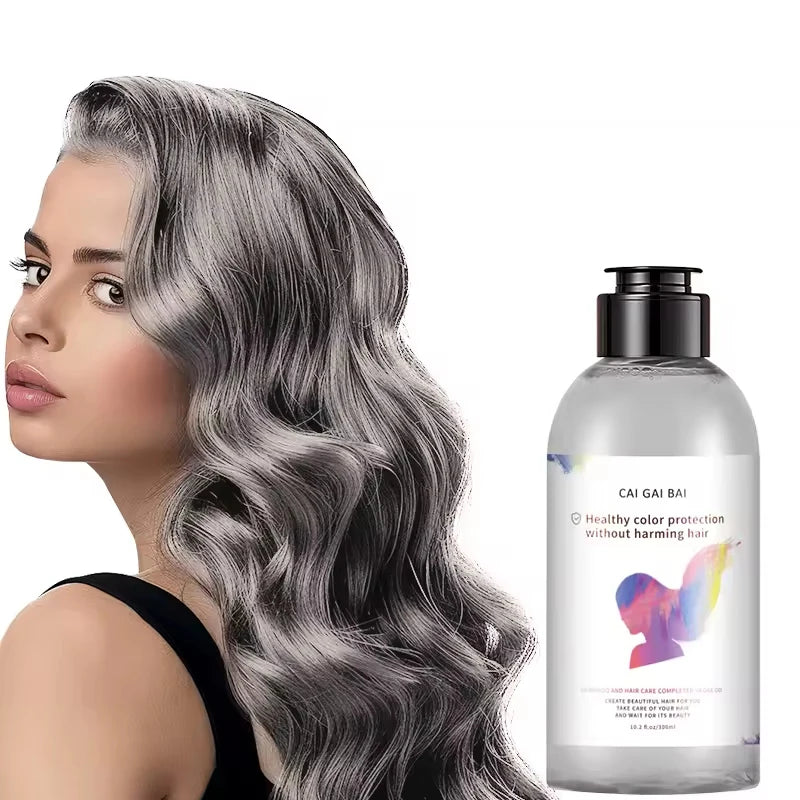 OEM Anti-Yellow Fix Color Lock Protecting Repairing Silver Salon Hair Dye Purple Pink Red Shampoo for Blonde Bleached Hair