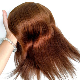 Full PU Thin Skin Base Human Hair Women Toupee Topper With Factory Price