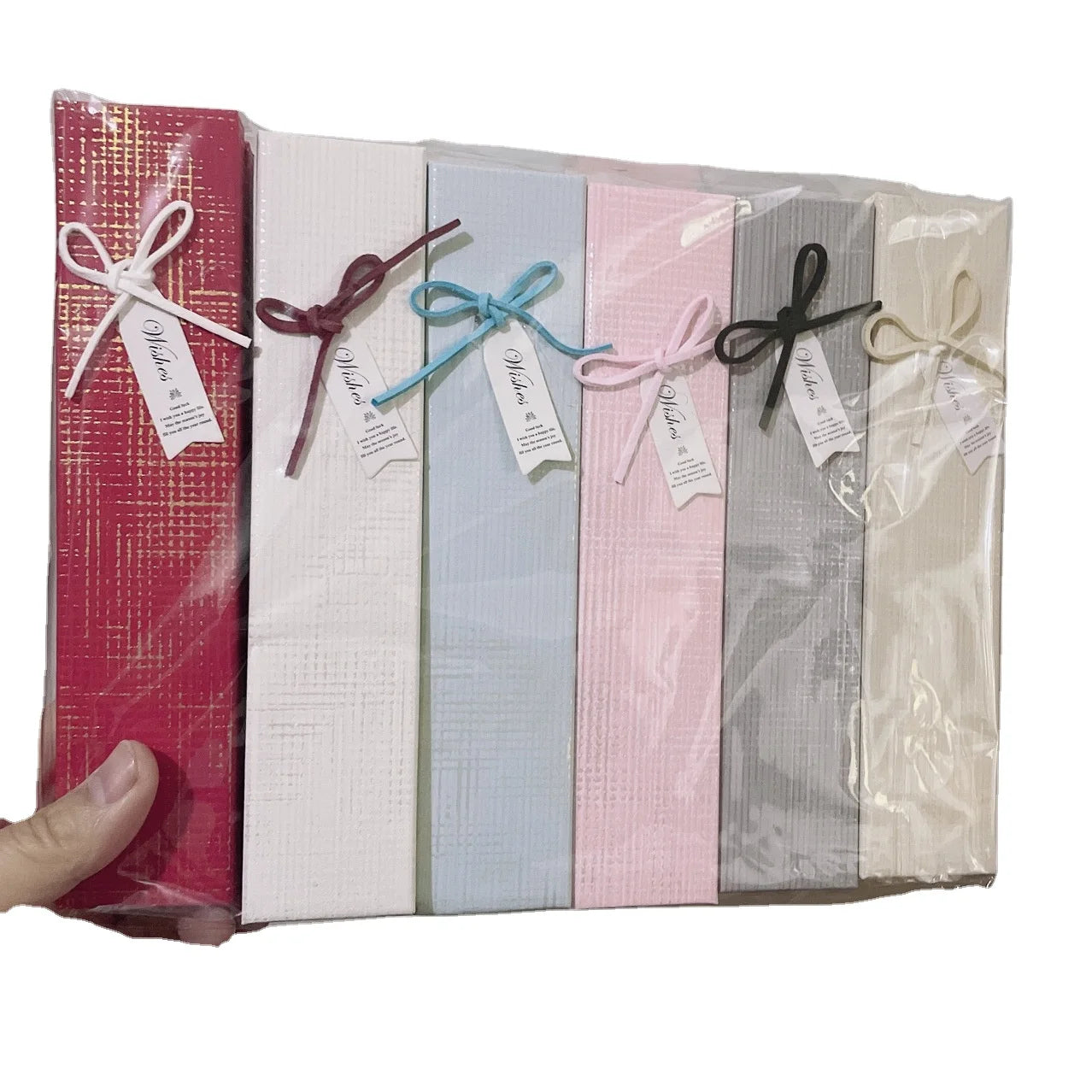MU Necklace Jewelry Box Lid Base Paper Gift Box Bubble Ring Earring Jewelry Box Storage Paper Packing
