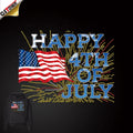 Verified Suppliers 4th of July Rhinestone Transfer Screen Print Transfers