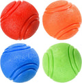 High Bouncy Elastic Solid Durable Interactive Fetch Natural Rubber Pet Dog Firm Ball Deboring Toy Balls