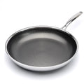 Korean 304 Stainless Steel Non-stick Fry Pan 28cm Kitchen Eterna Coating Honeycomb Cookware Nonstick Frying Pan MegaBDM